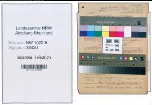 Entnazifizierung Friedrich Boehlke , geb. 16.05.1907 (Bahnbeamter)