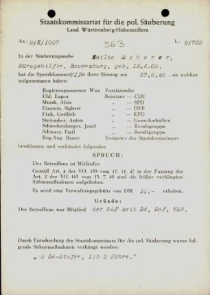 Scherer, Emilie