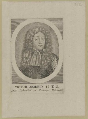 Bildnis von Victor Amadeus II., König von Sardinien