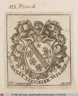 Wappen der Familie Manet