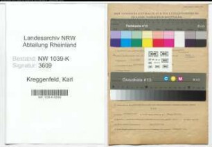 Entnazifizierung Karl Kreggenfeld , geb. 06.05.1887 (Beamter)