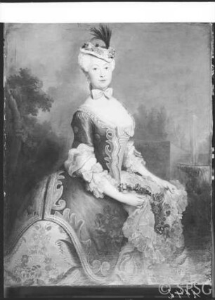 Pesne, Antoine: Juliane Freifrau von Buddenbrock, GK I 1142 .