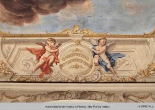 Venus, Merkur und Juno, begleitet von den drei Grazien