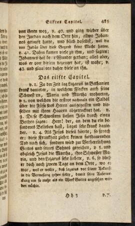 485-501, Das eilfte Capitel. - Das zwölfte Capitel.