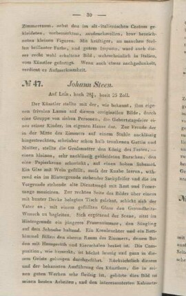 No. 47. Johann Steen.
