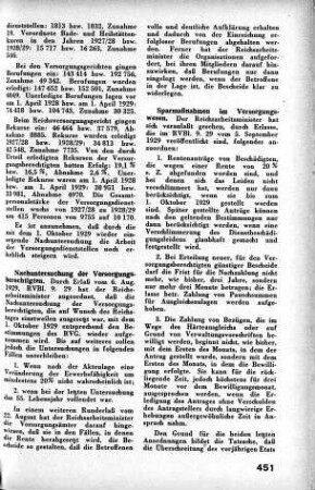 Nachuntersuchung der Versorgungsberechtigten [Kriegsbeschädigten- und Kriegshinterbliebenefürsorge]
