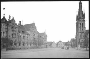Weinböhla. Kirchplatz und Gasthof