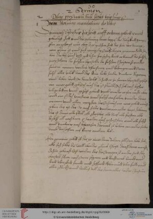 Paracelsus, Zwei Sermones
