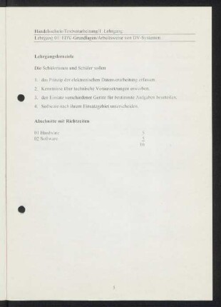 [Lehrgänge 01 bis 04]