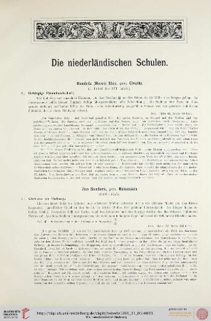 Die niederländischen Schulen (Nr. 53-68)