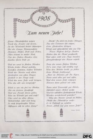 1908 Zum neuen Jahr