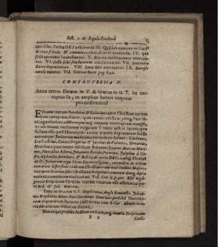 Anne textus Ebraeus in V. & Graecus in N. T. ita corruptus sit, ut amplius haberi nequeat pro authentico?