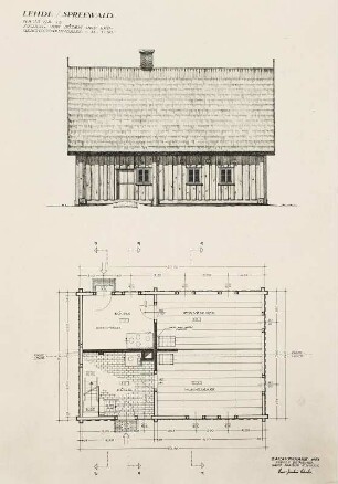 Lehde, Wohnhaus, Bauaufnahme