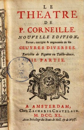 Le theatre de P. Corneille, 3
