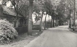 Dorfstraße in Zerre : Wjesna dróha w Drětwi