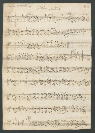 1ste Violine (in ripieno)