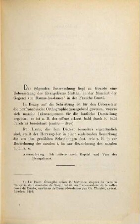 Das Patois in der Umgebung von Baume-les-Dames