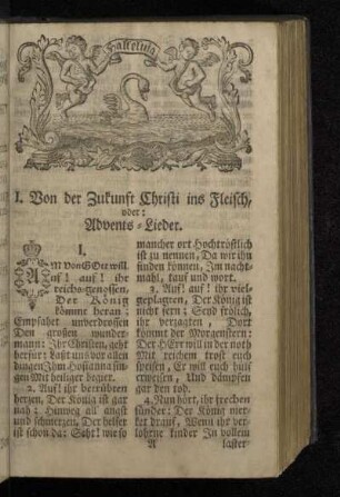 I. Von der Zukunft Christi ins Fleisch, oder: Advents-Lieder.