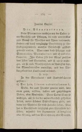 Zweites Kapitel. Die Plantationen