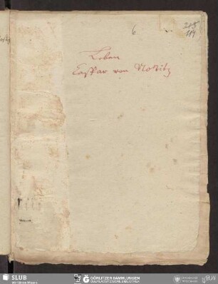 Leben Caspar von Nostitz