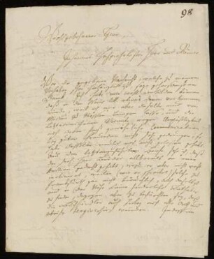Brief von Christoph Friedrich Ayrmann an Johann Friedrich von Uffenbach. Gießen, 17.4.1734