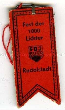 FDJ (Freie Deutsche Jugend), Fest der 1000 Lichter in Rudolstadt