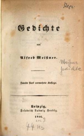 Gedichte