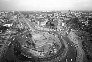 Berlin: Ernst-Reuter-Platz; Baustelle des Platzes