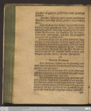 IX. Von der Firmung.