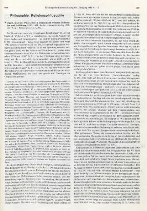 909-911 [Rezension] Wollgast, Siegfried, Philosophie in Deutschland zwischen Reformation und Aufklärung