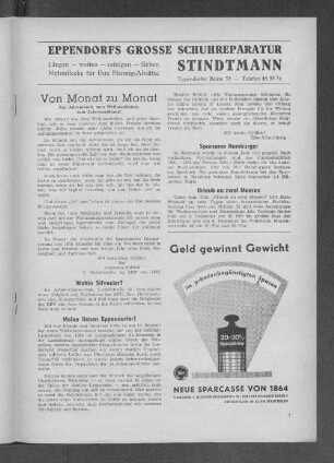 Von Monat zu Monat