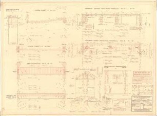 Eichberg, Werner; Rottenburg / Laaber; Ev. Kirche Dreieinigkeit - Empore, Glockenturm (Grundrisse; Ansichten; Schnitte, Details)