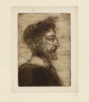 Bildnis Pierre de Ronsard, aus: "Les Amours de Pierre Ronsard"