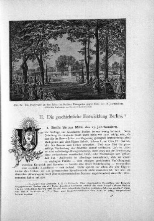 II. Die Geschichtliche Entwicklung Berlins