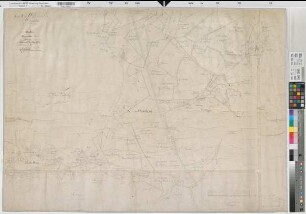 Ostenfelde (Ennigerloh), Teilung Osterwald, Bl. 1 Brouillonkarte Sektion I