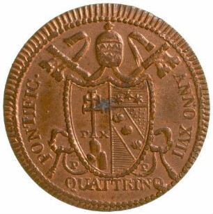Münze, Quattrino, 1816