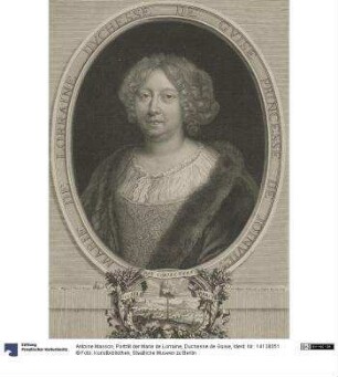 Porträt der Marie de Lorraine, Duchesse de Guise
