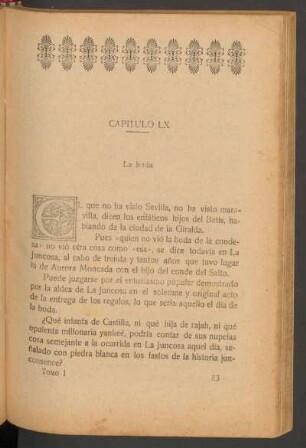 Capítulo LX - La boda