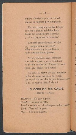 La Marcha de Cadíz : Dúo de los Patos