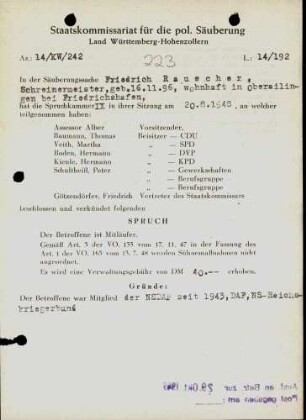 Rauscher, Friedrich