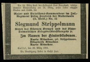 Strippelmann, Siegmund