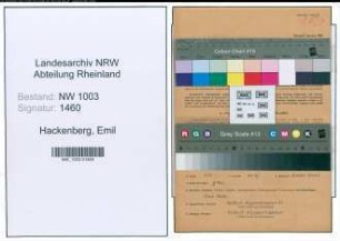 Entnazifizierung Emil Hackenberg , geb. 16.05.1905 (Vorarbeiter)