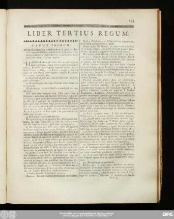 Liber Tertius Regum.