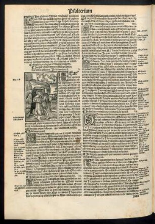 Incipit Liber hymnorum sive psalmorum sive soliloquiorum. Psalmus david.