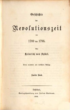 Geschichte der Revolutionszeit : von 1789 bis 1795, 2. 1789 bis 1795