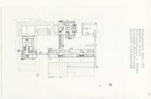 Bauhütte Berlin, Berlin-Wedding (Diplomarbeit bei Peter Poelzig): Grundriss 1. Obergeschoss