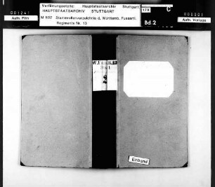 Kriegsstammrolle des Stabs des I. Bataillons