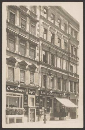 Ansichtskarte Konditorei und Café Gepler, Oranienstraße 13
