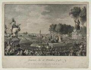 Hinrichtung der Marie-Antoinette am 16.10.1793 in Paris