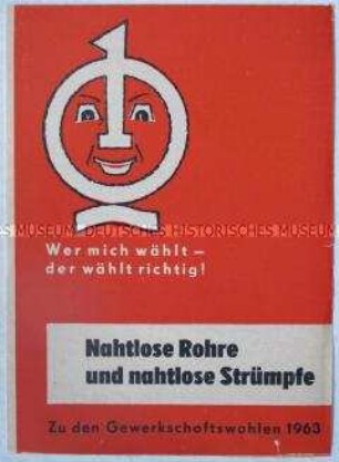 Propagandaschrift des FDGB-Bundesvorstandes zu den Gewerkschaftswahlen 1961